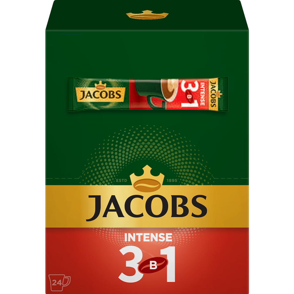 Кофейный напиток порционный «Jacobs» 3в1 Интенс, 13.5 г #1