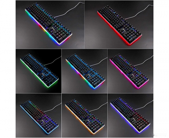 Клавиатура Royal Kludge RK918 RGB (черный, RK Brown)