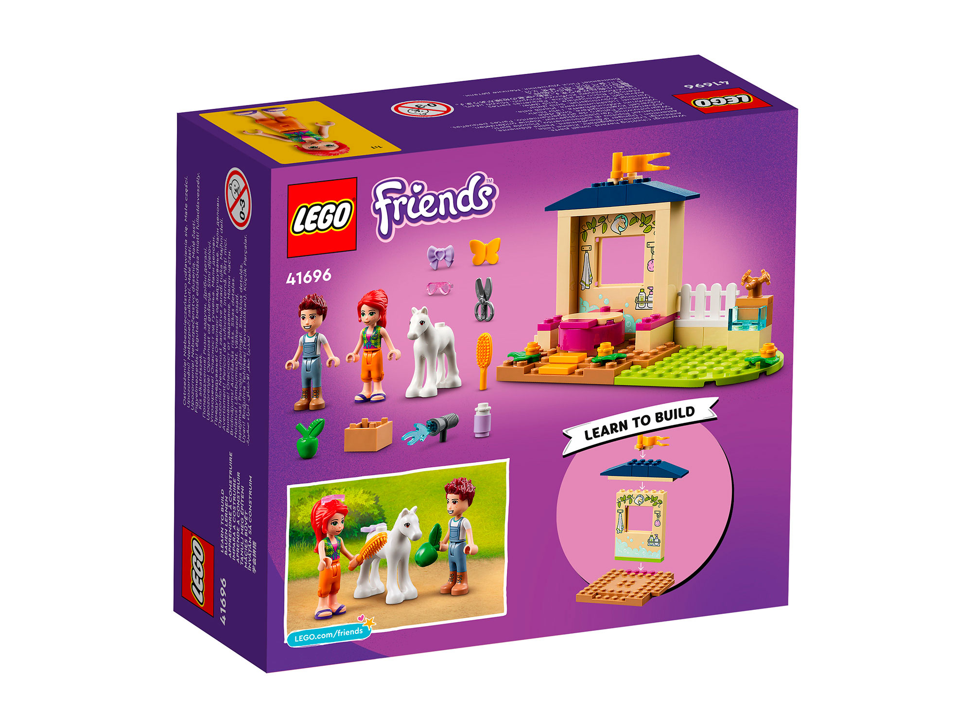 Конструктор LEGO Friends 41696 Конюшня для мытья пони