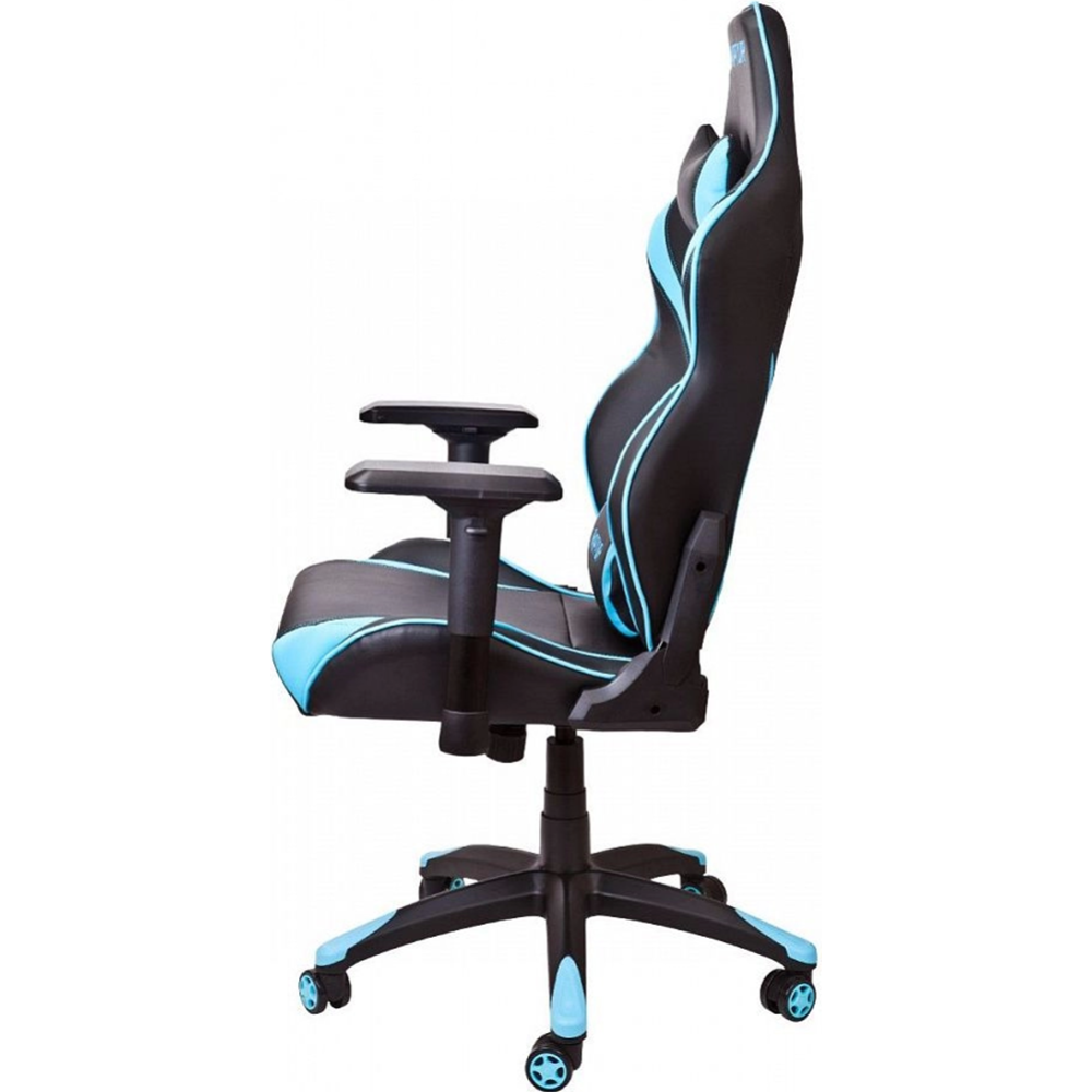 Компьютерное кресло «AksHome» Raptor, экокожа, черный/синий