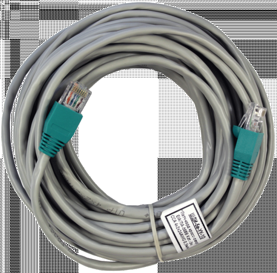 Патчкорд кроссовер UTP5e RJ45-RJ45 10м (4х2х24AWG[0.5мм] CCA) ("ЛВВ" Шнур ШДИ-5e УУ-10э)