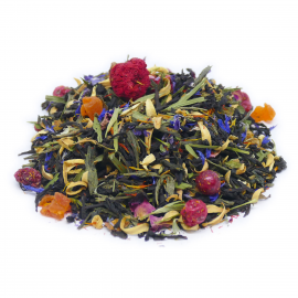 Королева Марго, 500 грамм, чай листовой черный и зеленый ароматизированный