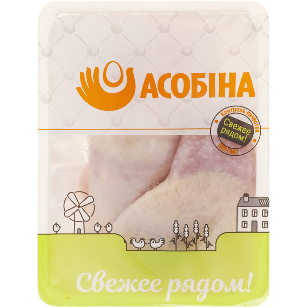 Окорочок цыплёнка-бройлера «Асобiна» охлаждённый, 1 кг #0