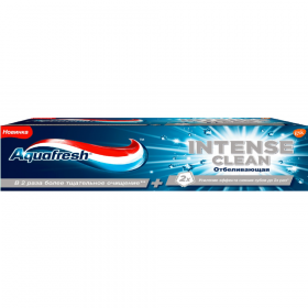 Зубная паста «Aquafresh» ин­тен­сив­ное очи­ще­ние, от­бе­ли­ва­ние, 75 мл