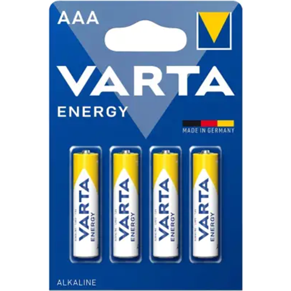 Батарейки «Varta» Energy ААА, 04103213414, 4 шт #0