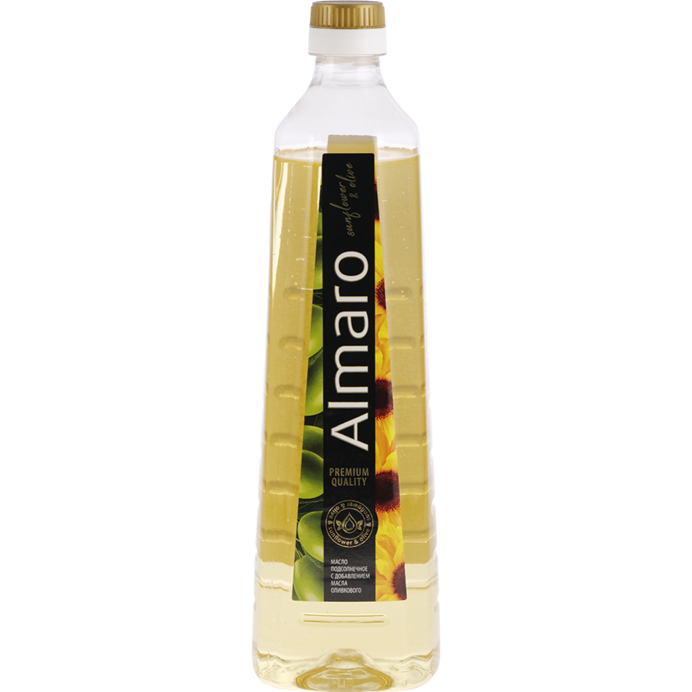 Масло подсолнечное «Almaro» с добавлением оливкого масла, 0.8 л #0