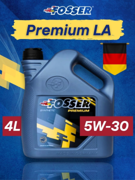 FOSSER Premium LA 5W-30 синтетическое моторное масло 4л