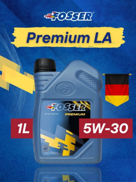FOSSER Premium LA 5W-30 синтетическое моторное масло 1л