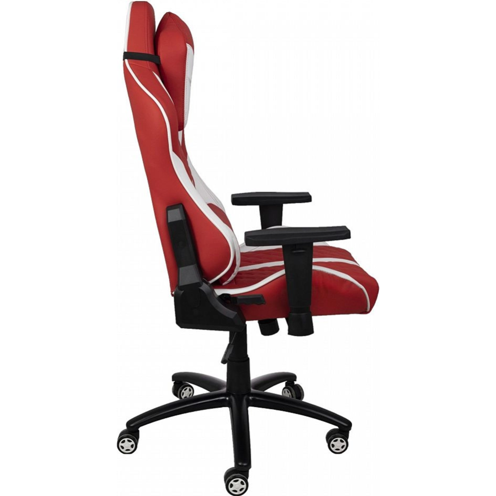 Компьютерное кресло «AksHome» Sprinter, экокожа, белый/красный