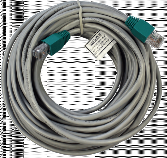 Патчкорд кроссовер UTP5e RJ45-RJ45 15м (4х2х24AWG[0.5мм] CCA) ("ЛВВ" Шнур ШДИ-5e УУ-15э)