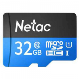Карта памяти «Netac» MicroSDHC 32GB Class 10 UHS-I P500 Standard с адап­те­ром, NT02P500STN-032G-R