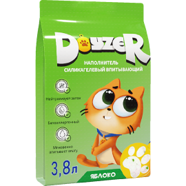 Наполнитель для туалета «Doyzer» яблоко, 1.6 кг