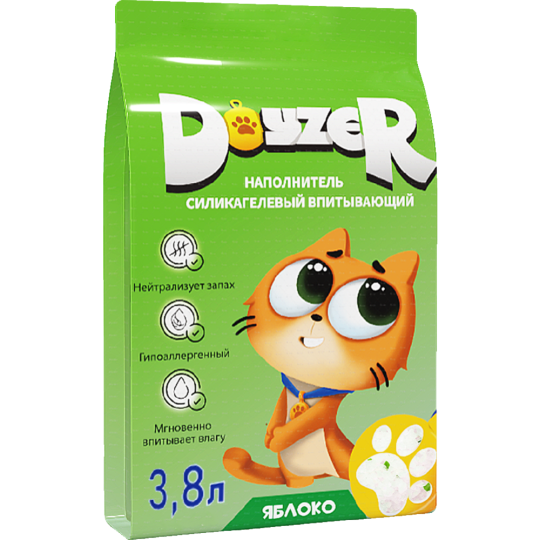 Наполнитель для туалета «Doyzer» яблоко, 1.6 кг