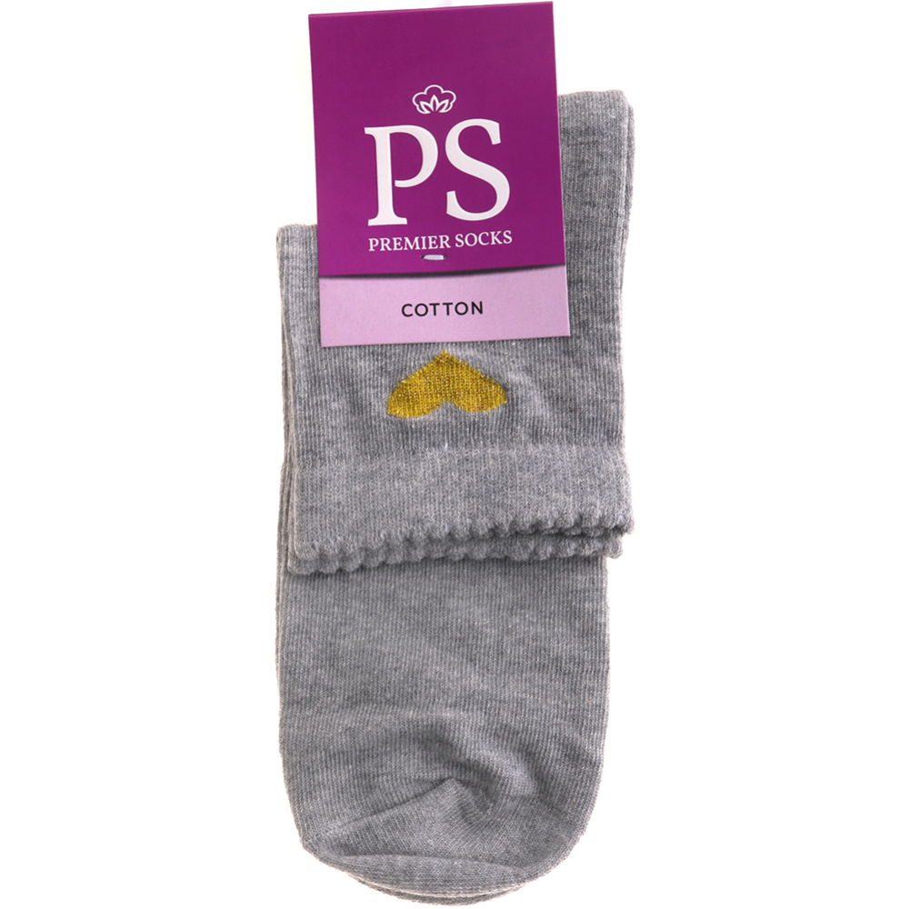 Носки женские «Premier Socks» SW-PL-Medium-M, серый, размер 23-27