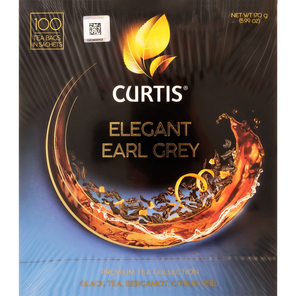 Чай черный «Curtis» Elegant Earl Grey, 100х1.7 г #0