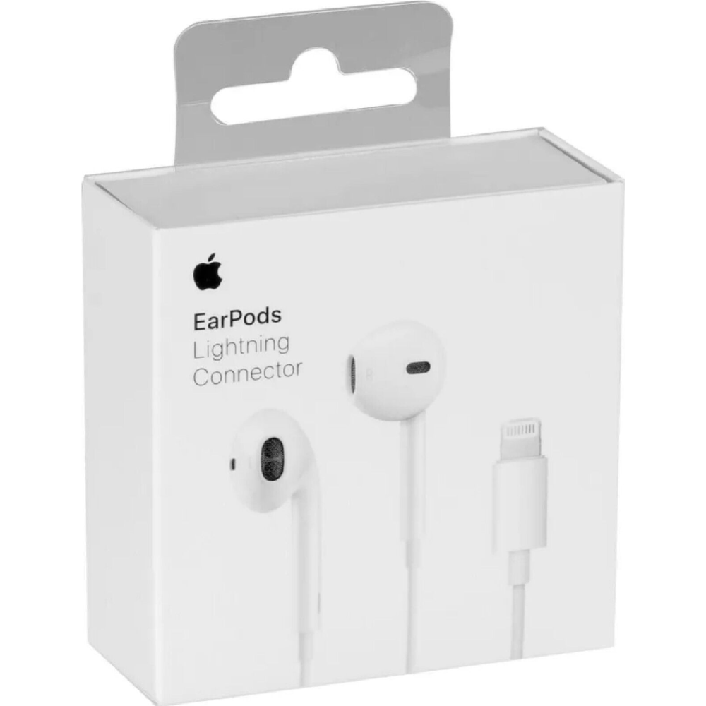 Наушники «Apple» EarPods с разъемом Lightning, MMTN2