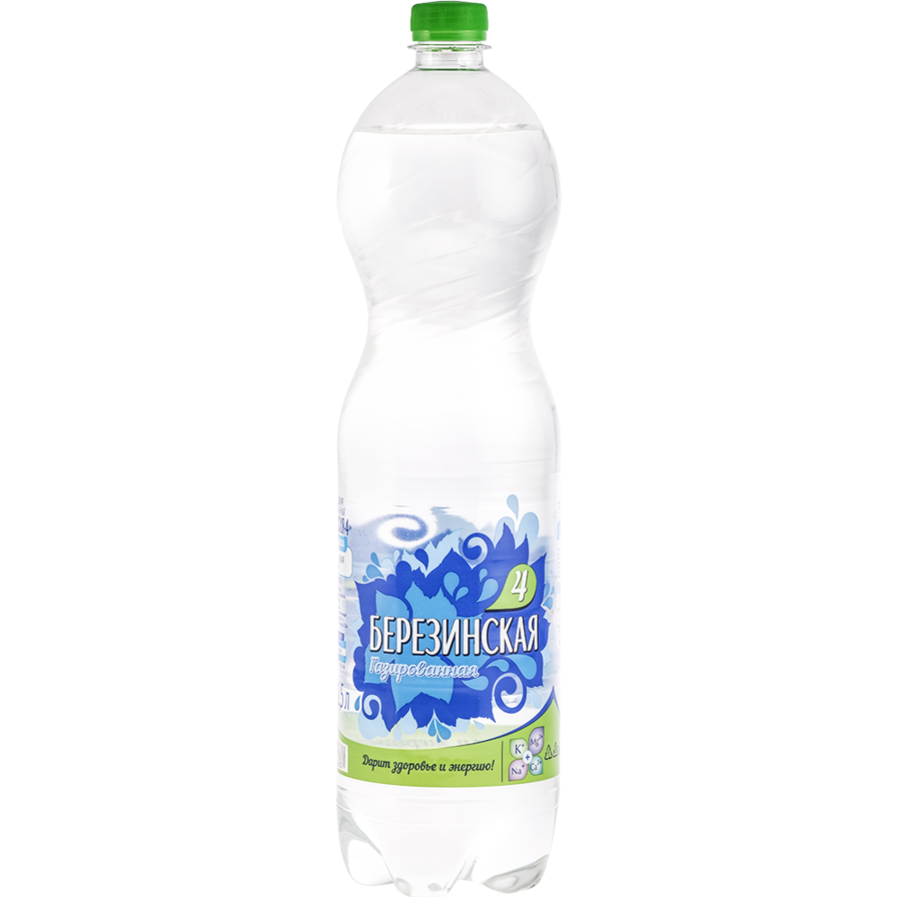Вода питьевая купажированная «Березинская-4» газированная, 1.5 л #0