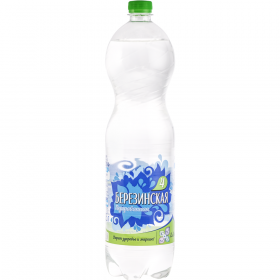 Вода пи­тье­вая ку­па­жи­ро­ван­ная «Бе­ре­зин­ская-4» га­зи­ро­ван­ная, 1.5 л