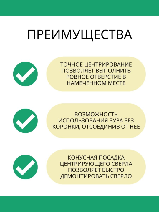 Коронка ударная по кирпичу и бетону, победит, SDS-Plus, d 68 мм, М22, в сборе, "Гранит" TDM SQ1031-0101