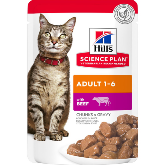 Корм для кошек «Hill's» Science Plan, Adult, with Beef, 85 г