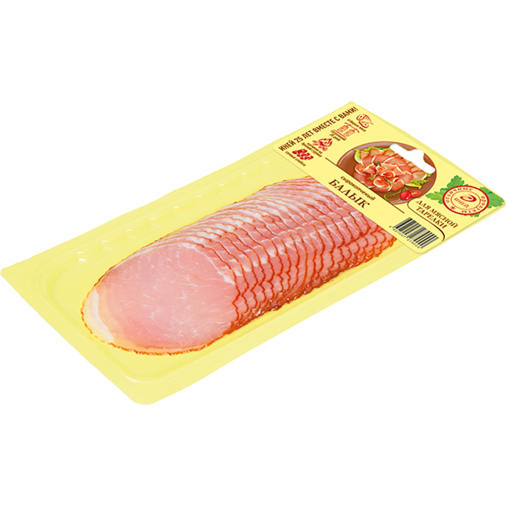 Мясной продукт свиной «Балык» сырокопченый, 100 г #0