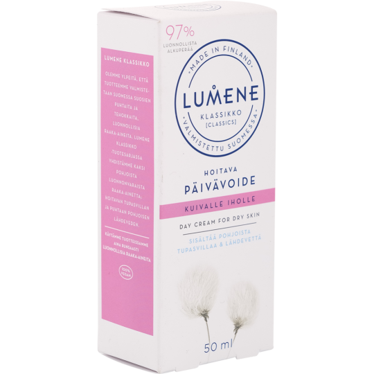 Крем для лица «Lumene» Klassikko Day Cream For Dry Skin, насыщенный, дневной, 50 мл