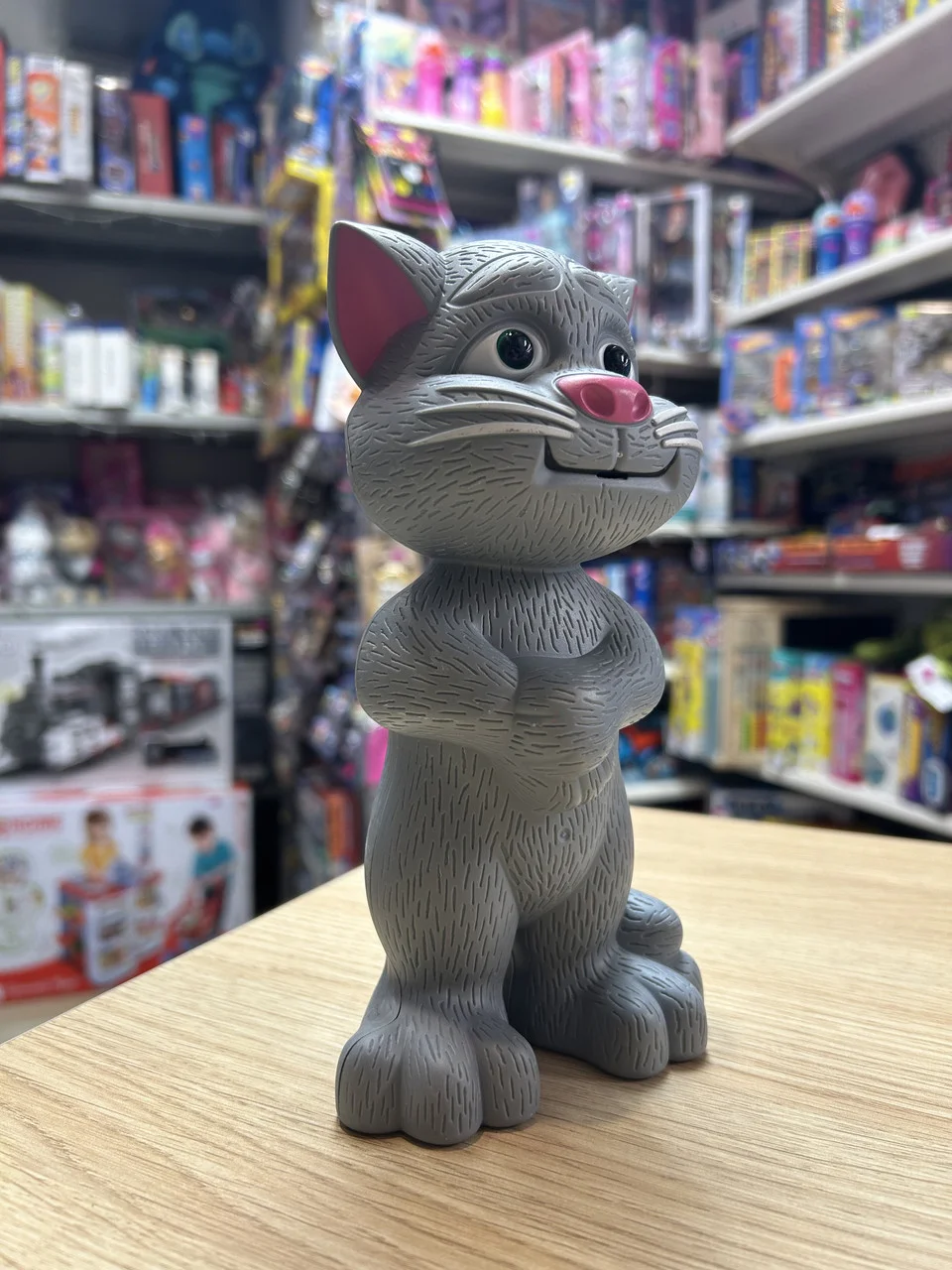 Интерактивная игрушка Кот Том (20 см) повторяшка.