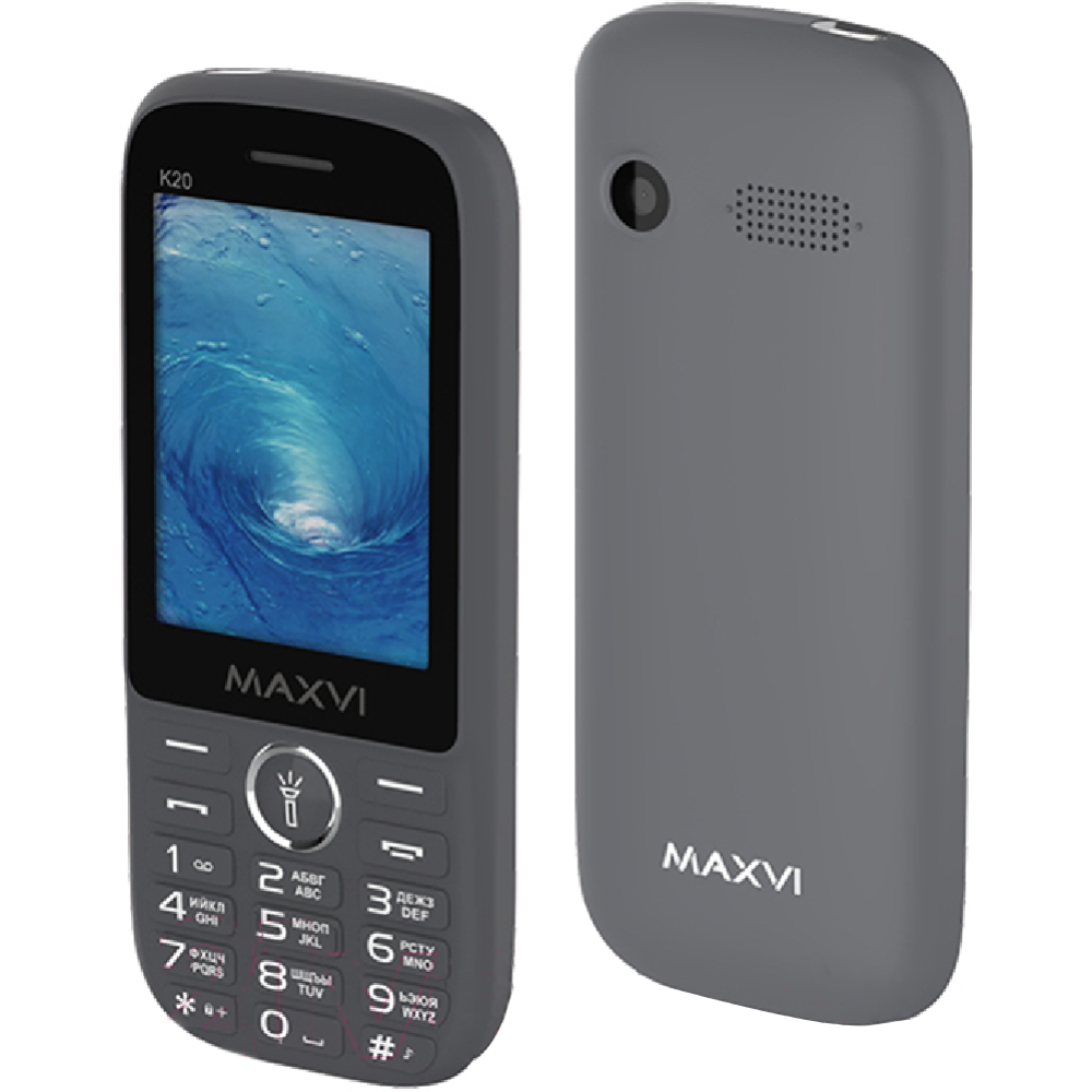 Мобильный телефон «Maxvi» K20, серый