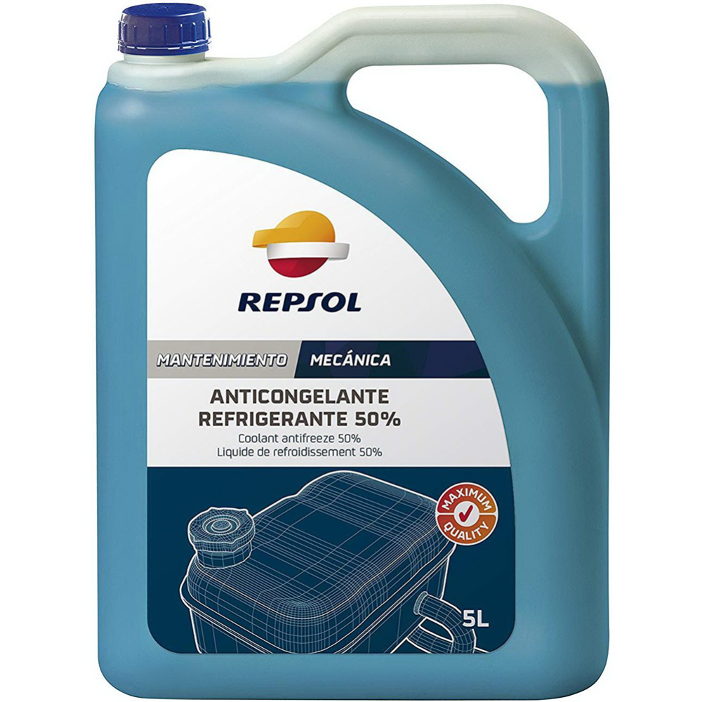 Антифриз «Repsol» Refrigerante 50%, синий, 5 л #0