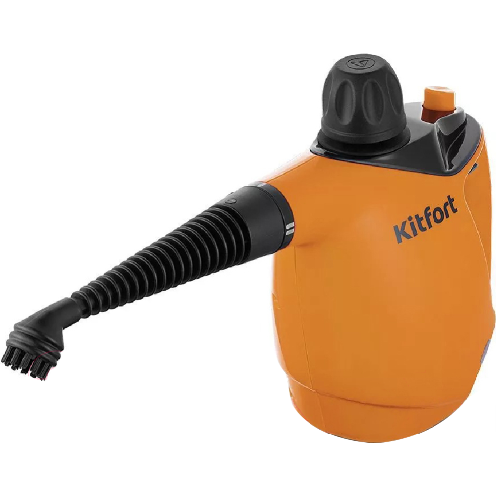 Пароочиститель «Kitfort» KT-9140-2, черный/оранжевый