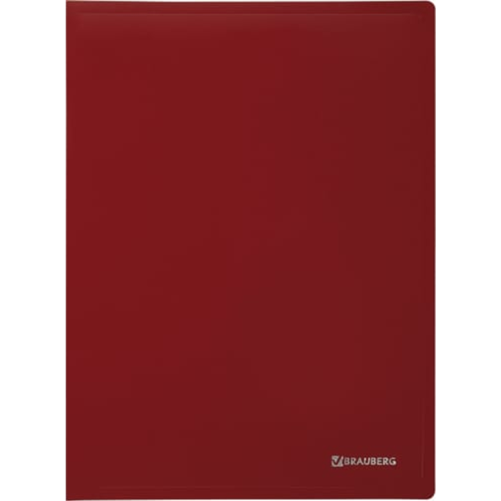 Папка «Brauberg» Office, 271332, 80 файлов, красный