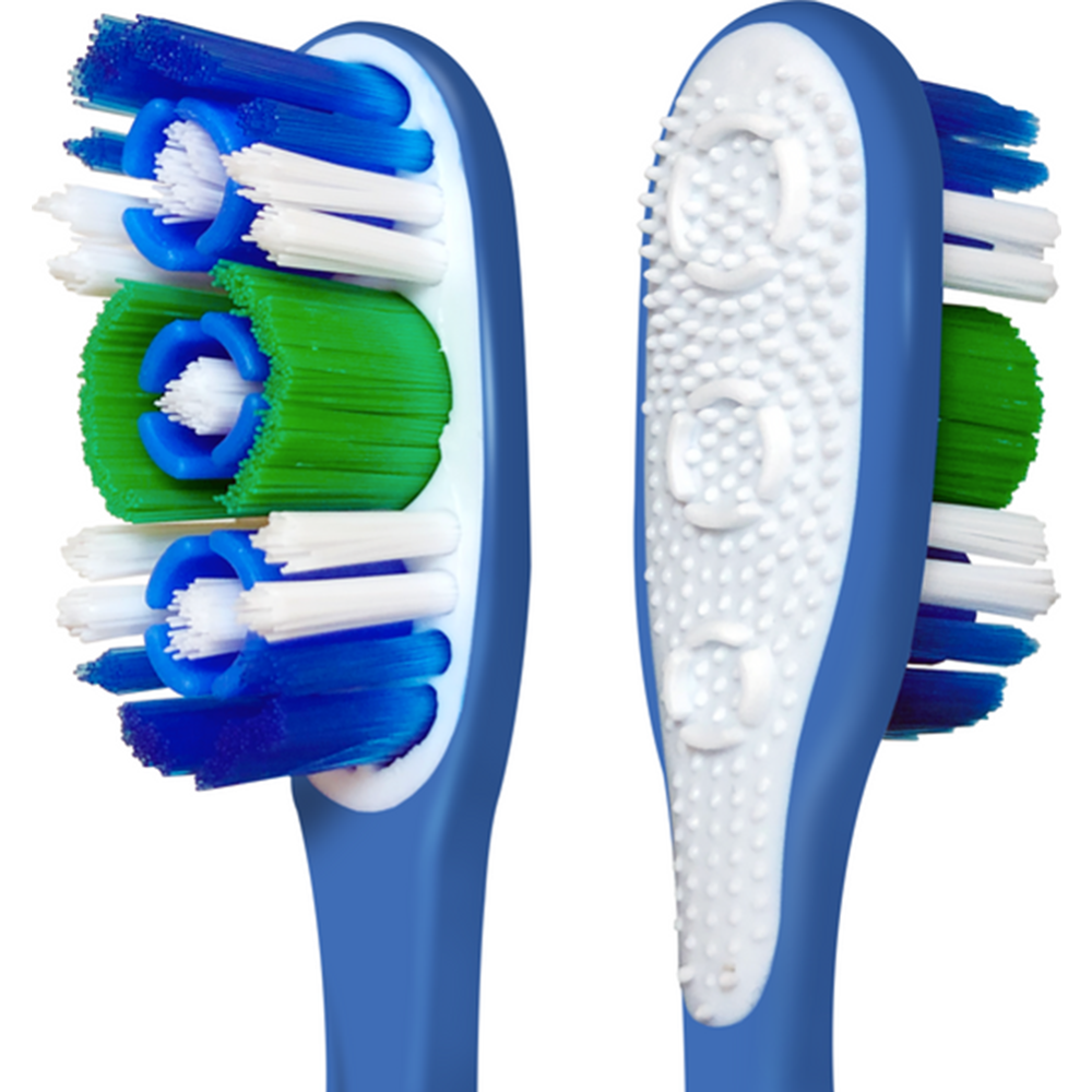 Зубная щетка «Colgate» 360 Суперчистота, сиреневый/синий, 1+1 шт