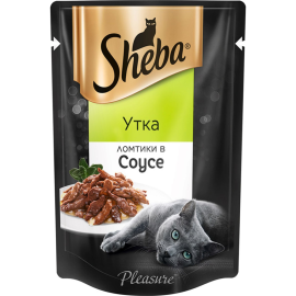 Корм для кошек «Sheba» Pleasure, Ломтики из утки в соусе, 85 г