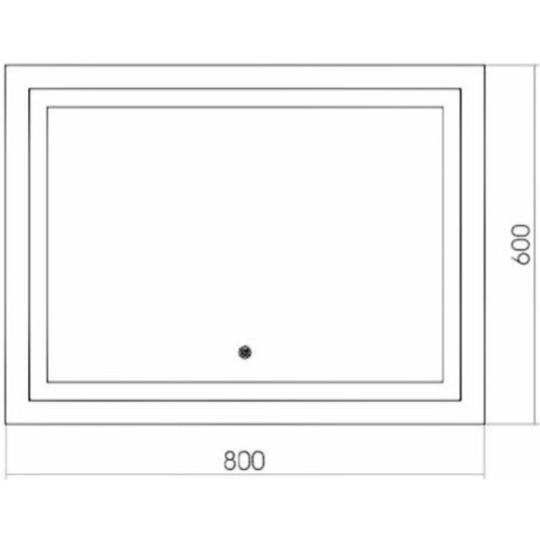 Зеркало «Doratiz» Адель 80x60, 2711.906