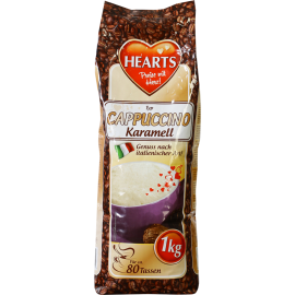 Кофейный напиток «Hearts» Cappuccino caramel, 1 кг