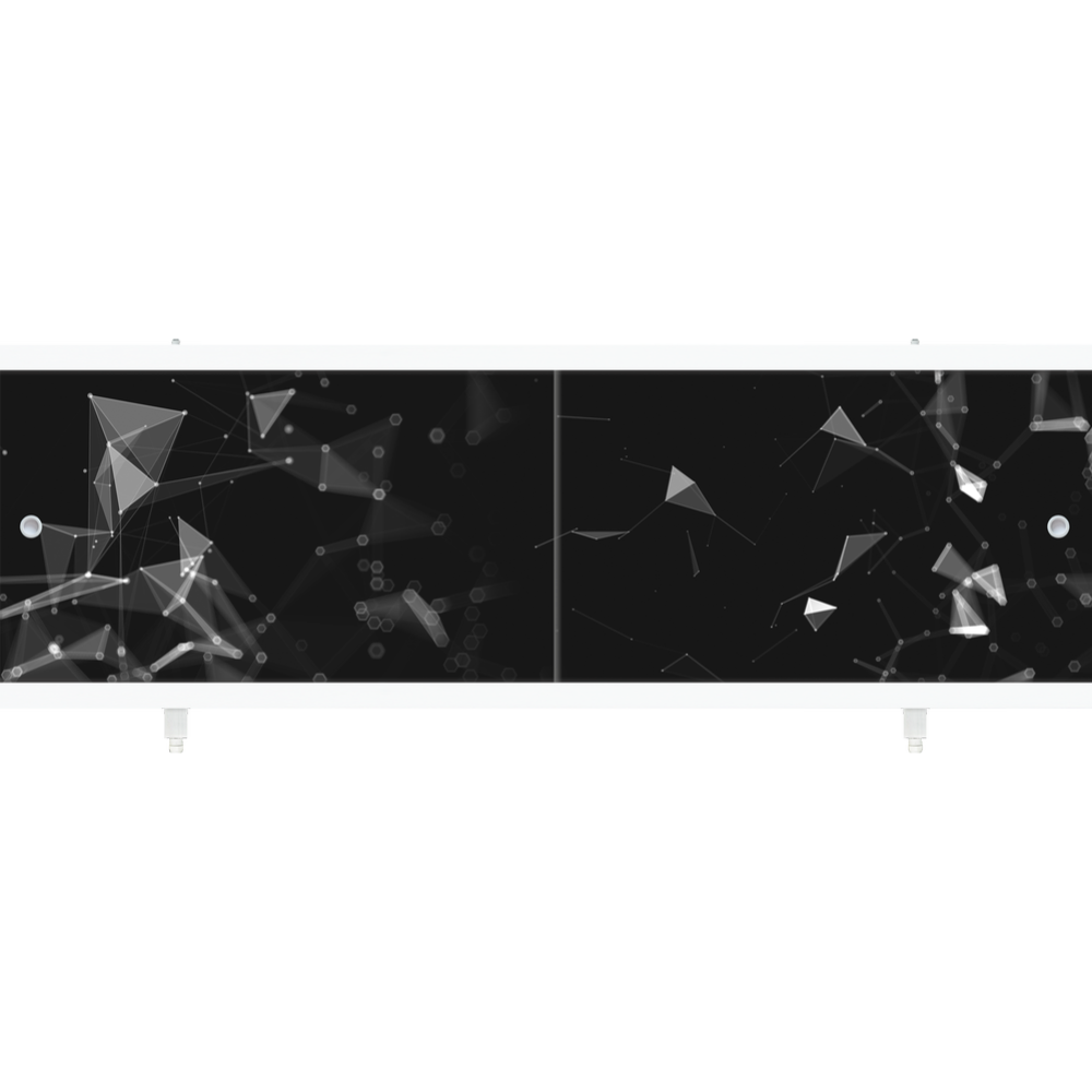 Экран для ванны «Метакам» Ультралегкий, 1.48, черный