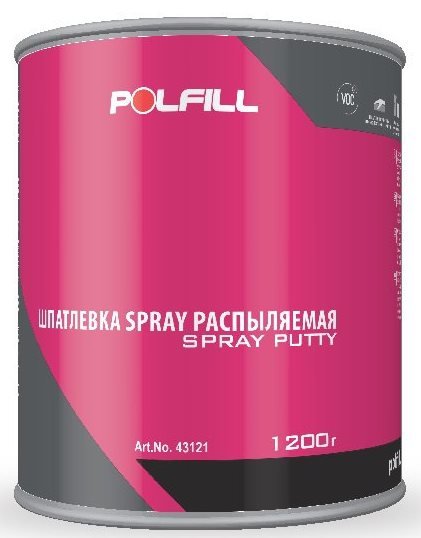 Шпатлевка распыляемая SPRAY POLFILL 1,2кг