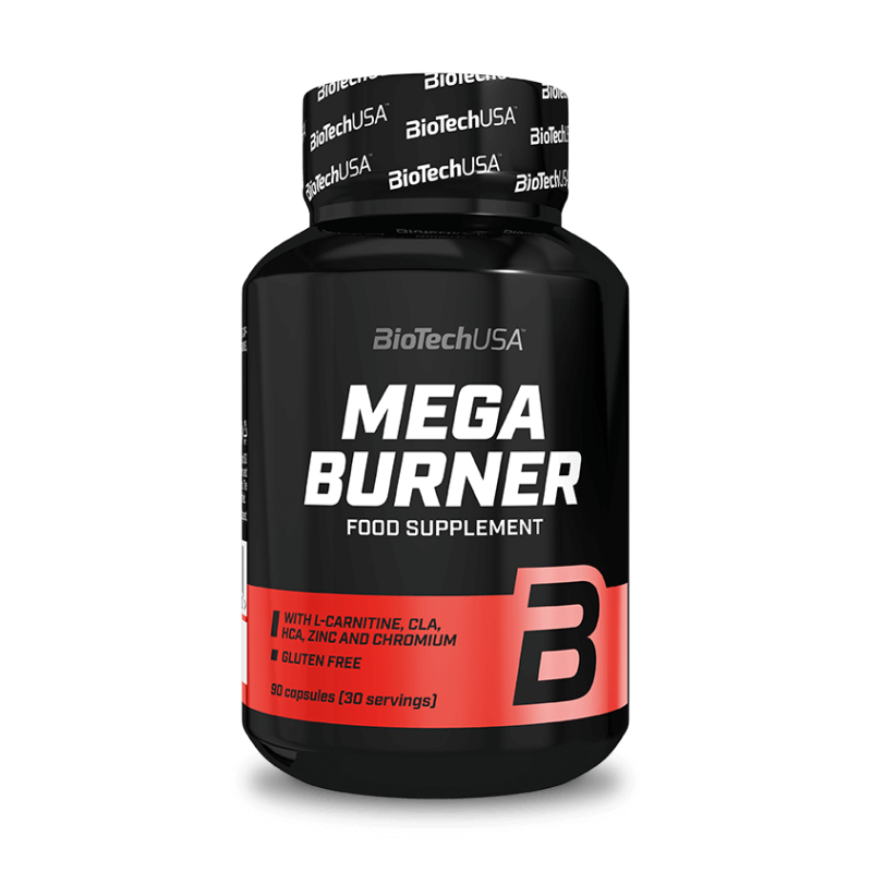 ЖИРОСЖИГАТЕЛЬ MEGA BURNER, 90 капсул, BIOTECHUSA