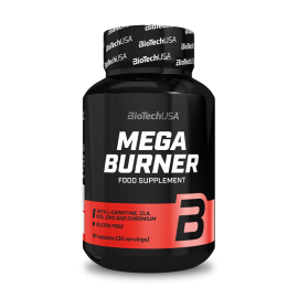 ЖИРОСЖИГАТЕЛЬ MEGA BURNER, 90 капсул, BIOTECHUSA