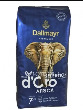 Кофе зерновой Dallmayr  Crema d'oro selektion des jahres Africa, 1 кг