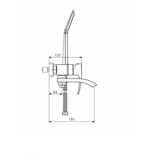 Смеситель для ванны Gappo G3207-6, Чёрный