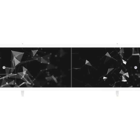 Экран для ванны «Метакам» Ультралегкий, 1.68, черный