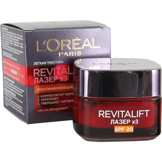 Крем для лица «L'OreaL» revitalift laser X3, 50 мл