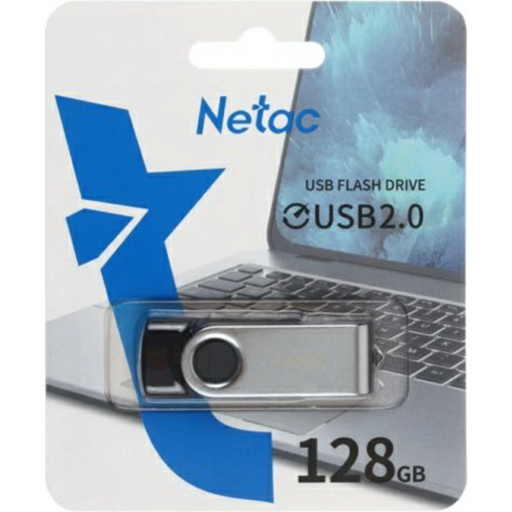 USB Flash «Netac» 128GB USB 2.0, NT03U505N-128G-20BK