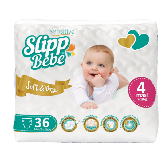 Подгузники Slipp Bebe Twin №4 (7-18 кг.) 36шт