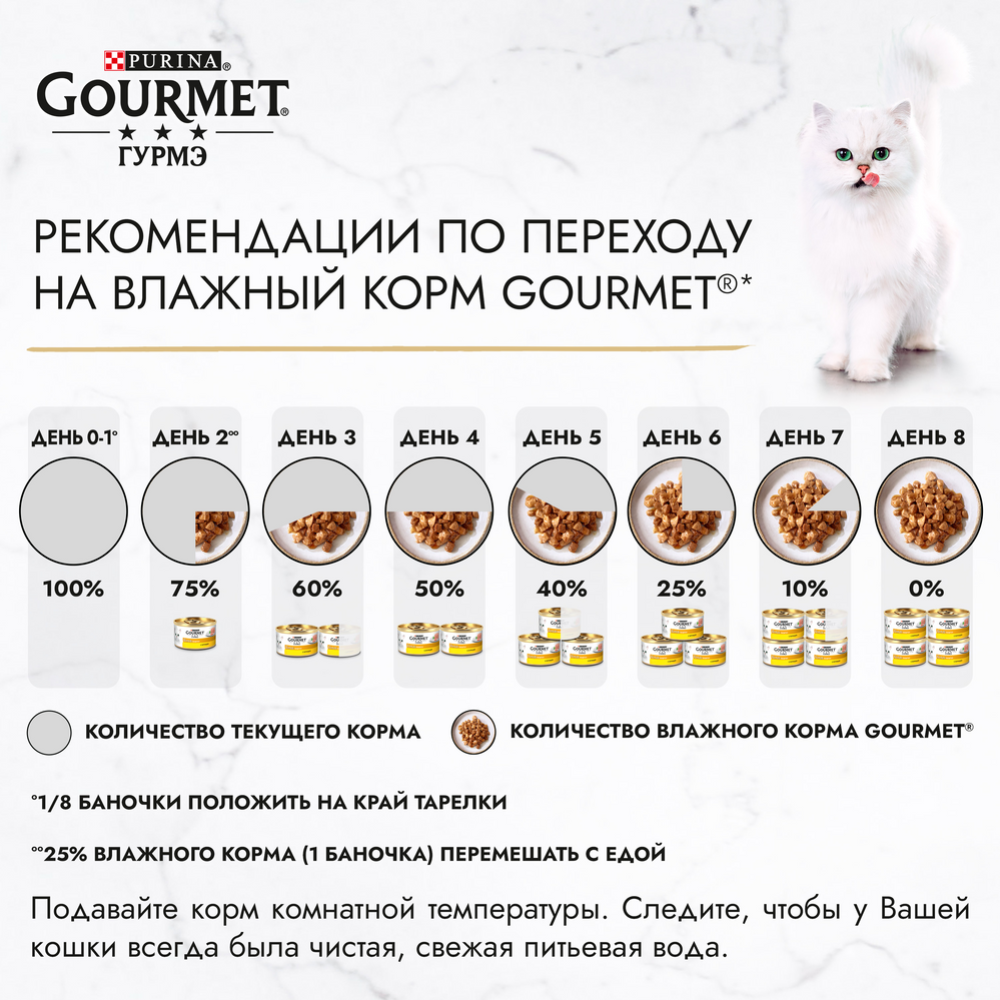 Корм для кошек «Gourmet gold» с говядиной, 85 г