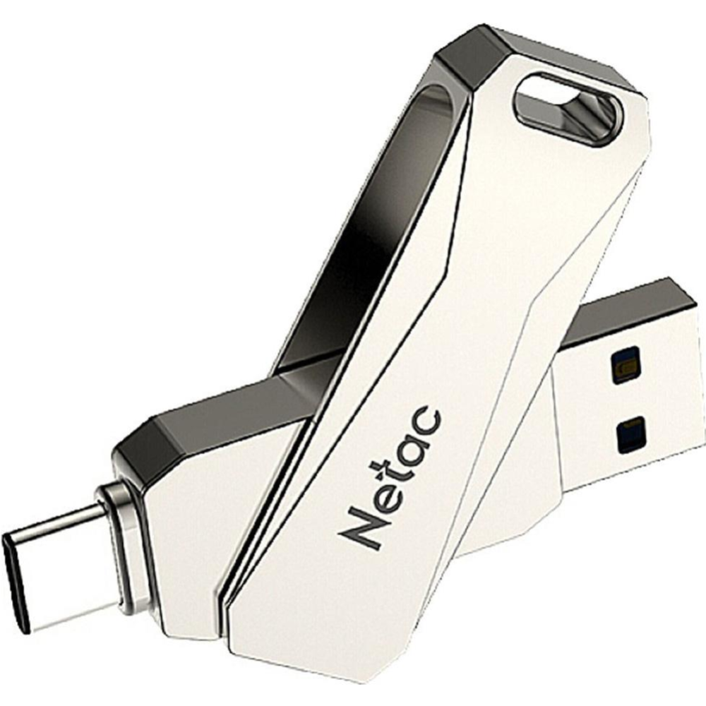 USB-накопитель «Netac» 64GB USB3.0+TypeC, NT03U782C-064G-30PN