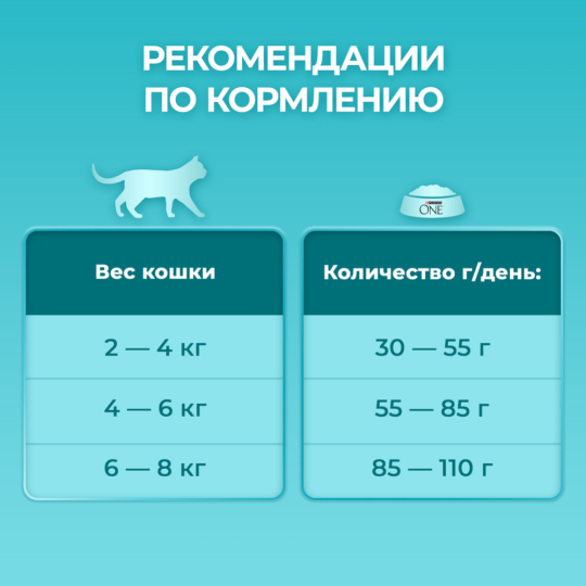 Корм для кошек «Purina One» индейка, 750 г