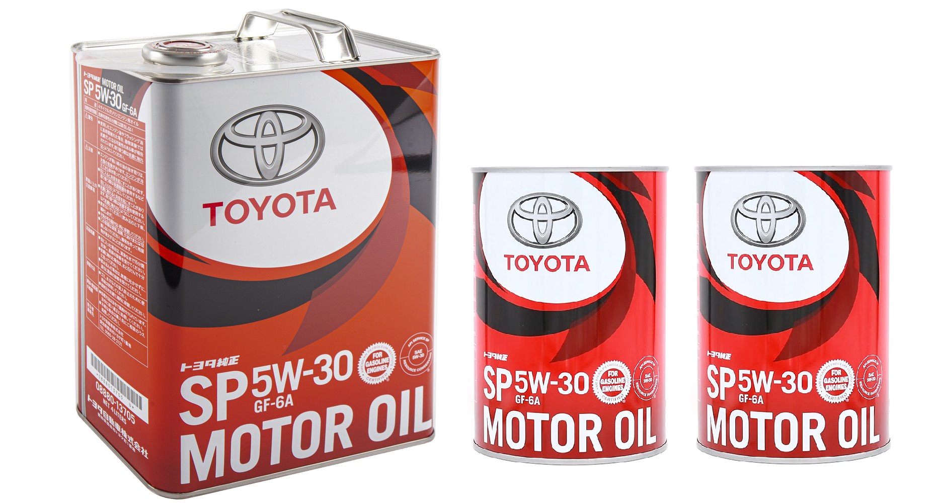 Моторное масло Toyota Motor Oil SP 5W-30 6л (комплект 4л+1л+1л)