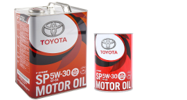 Моторное масло Toyota Motor Oil SP 5W-30 5л (комплект 4л+1л)